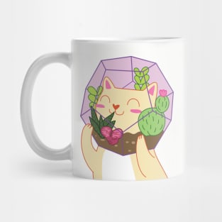 Terrarium Cat I - Full Front Mug